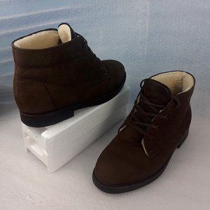 PAJAR Made in Italy WATERPROOF LEATHER SHEEPSKIN Arctic Shearling Boot men10.5us